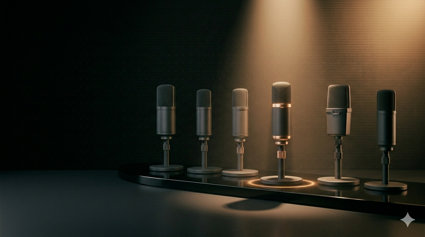 Illustration article : Top 6 des générateurs de podcast IA en 2026 (comparatif)
